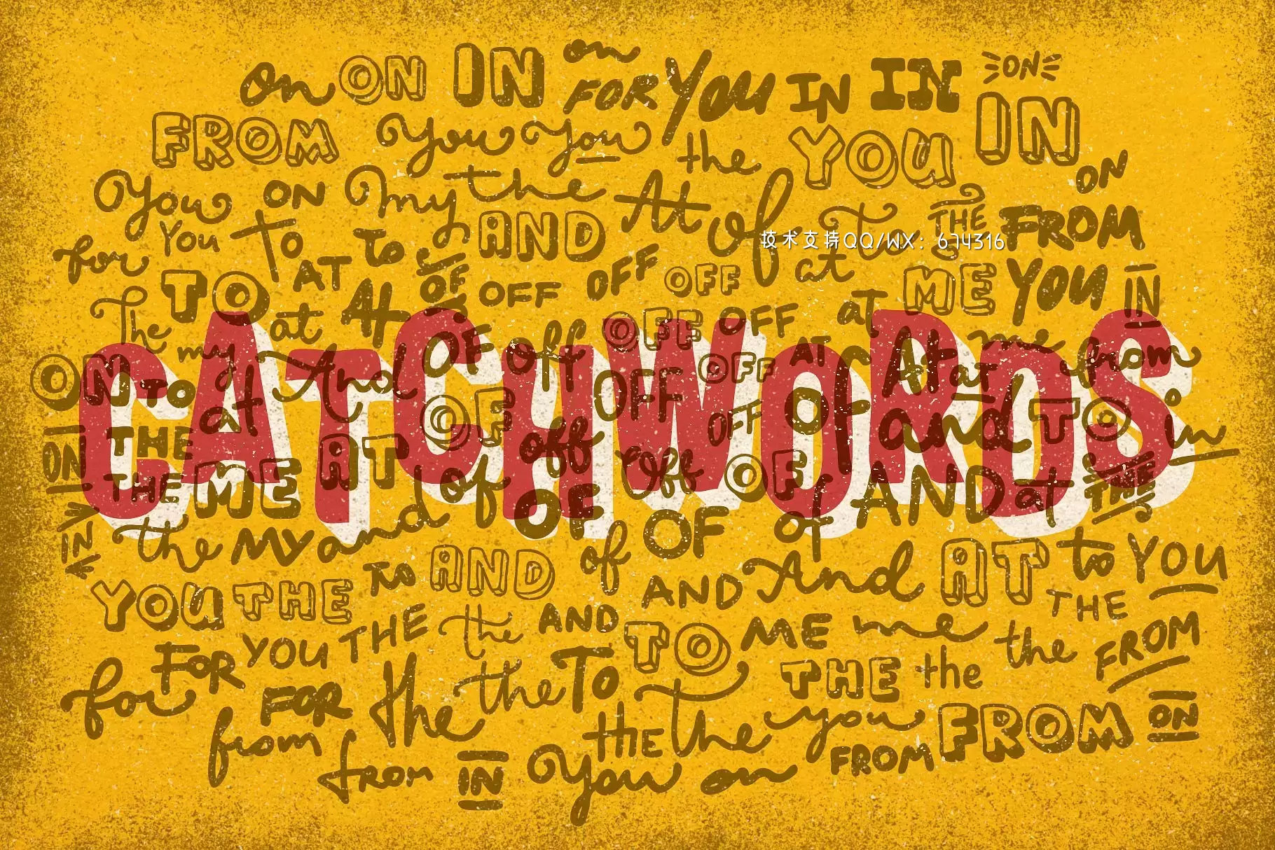 手绘设计字体 BIMBO • Hand Lettering Collection插图15