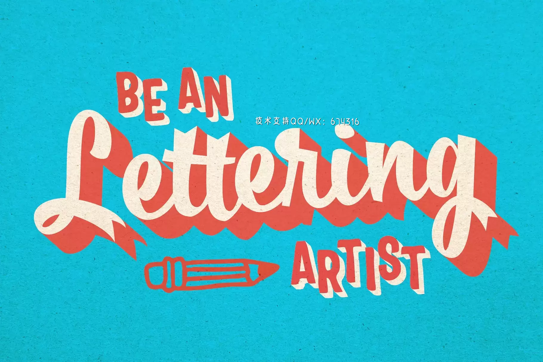 手绘设计字体 BIMBO • Hand Lettering Collection插图6