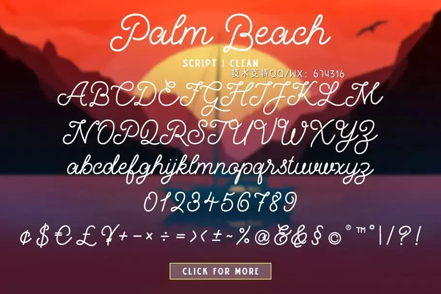复古手写字体 Palm Beach – Font Duo插图11