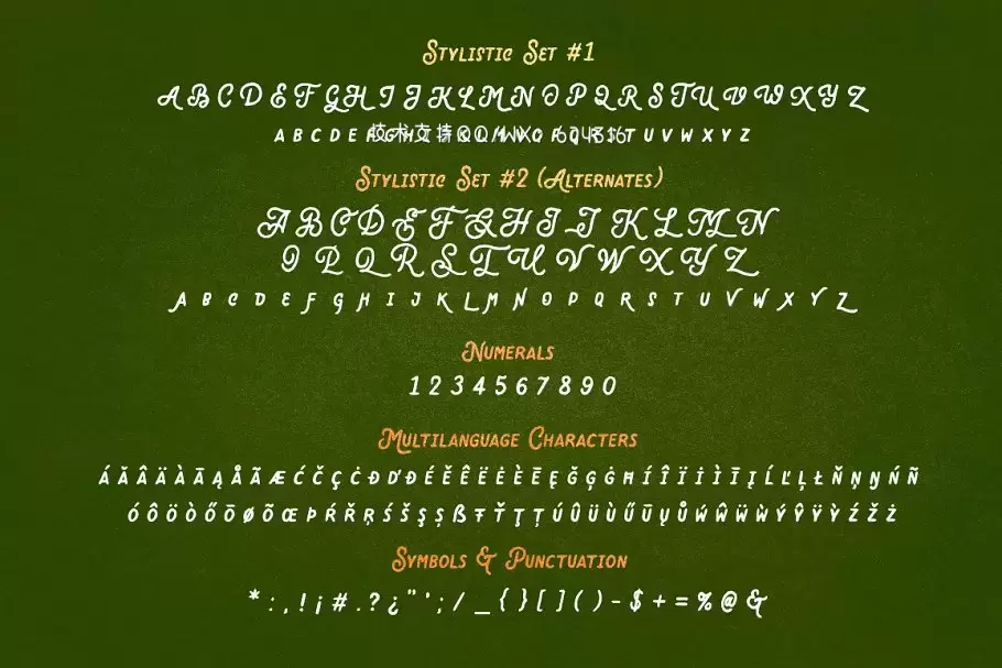 复古标准字体 Old Standard • Sans & Script插图5