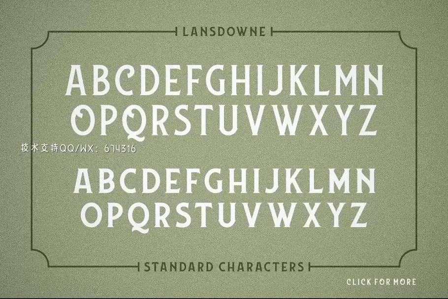 Fonts | 复古经典锐利强劲干净触感精雕细琢完美衬线英文字体插图6