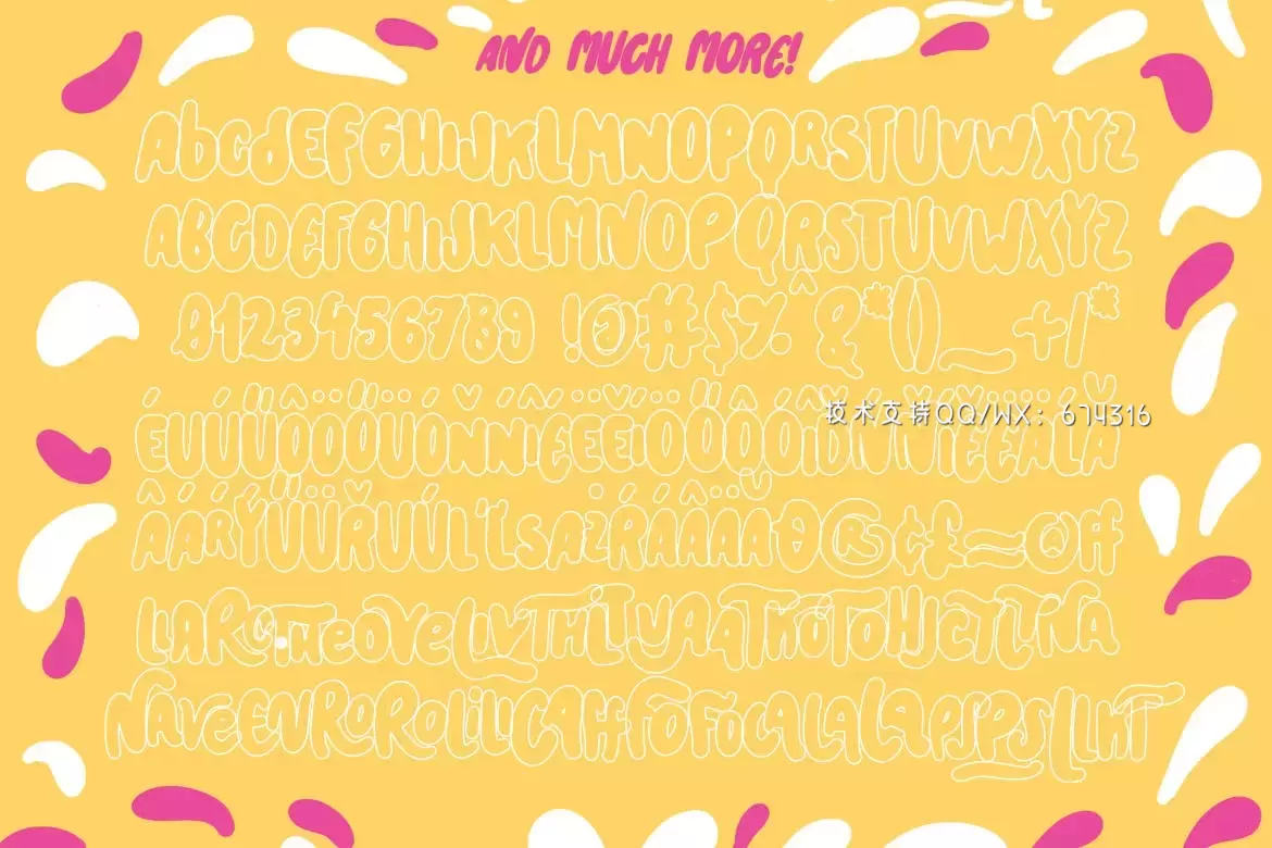 Fonts | 3种新鲜清新俏皮有趣氛围圆润无衬线英文字体设计下载插图8