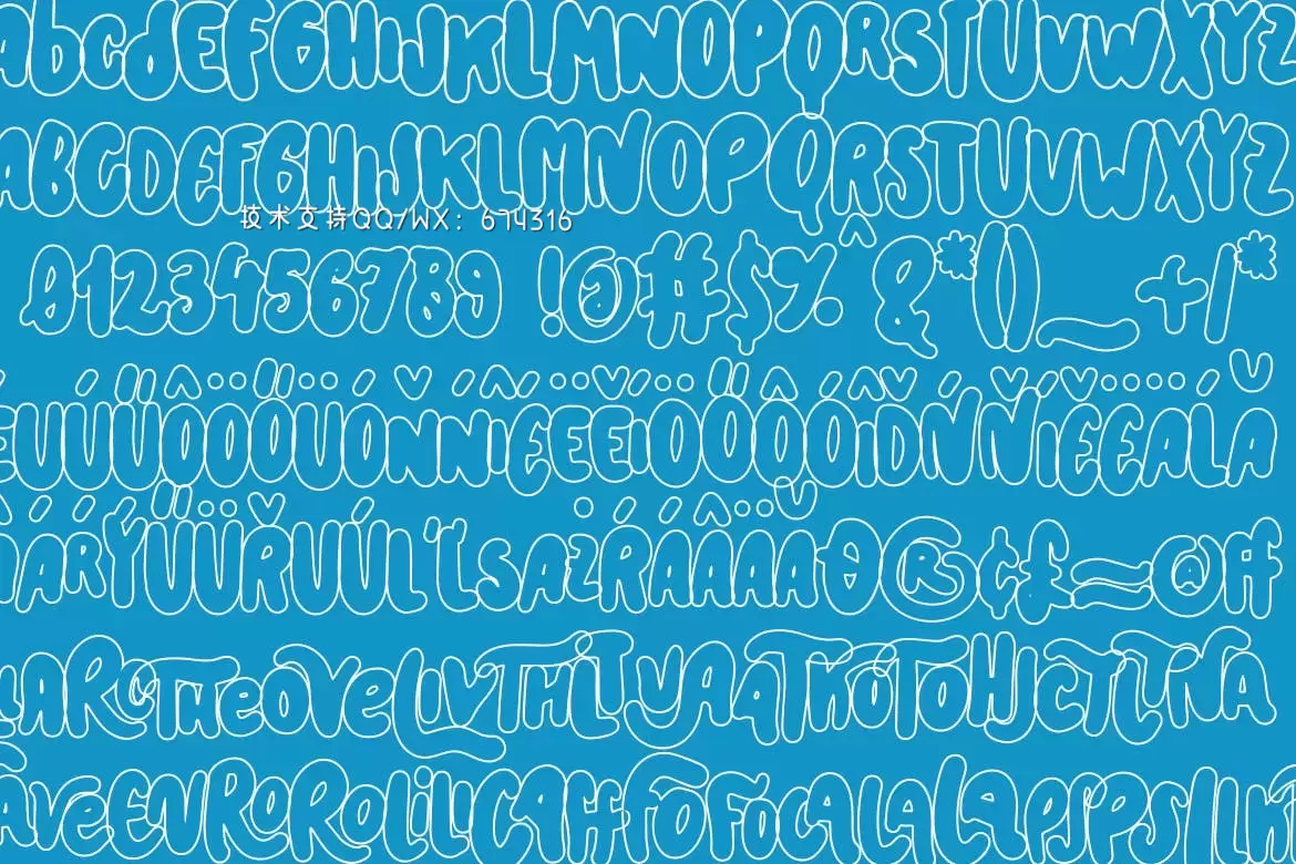 Fonts | 3种新鲜清新俏皮有趣氛围圆润无衬线英文字体设计下载插图4