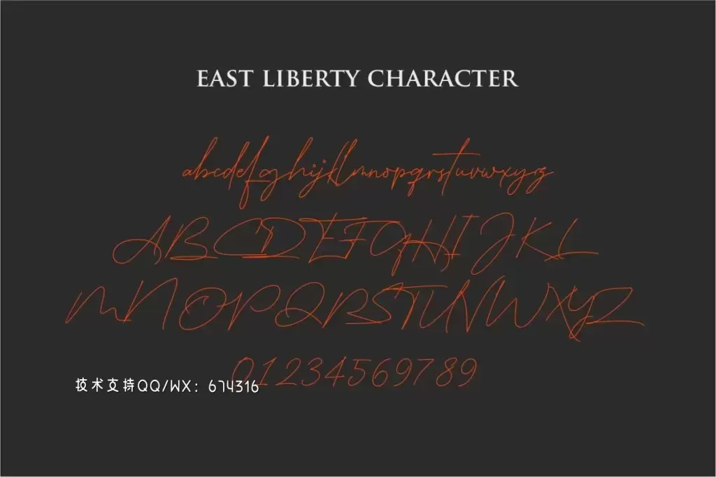 Fonts | 欧洲法国风情手写签名无衬线英文字体设计插图7