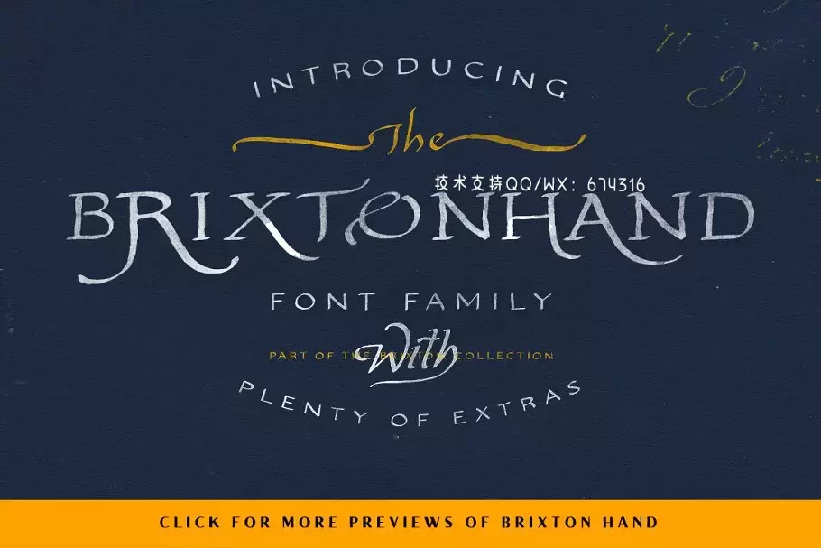 高端奢华衬线字体 The Brixton Collection (16 Fonts)插图3