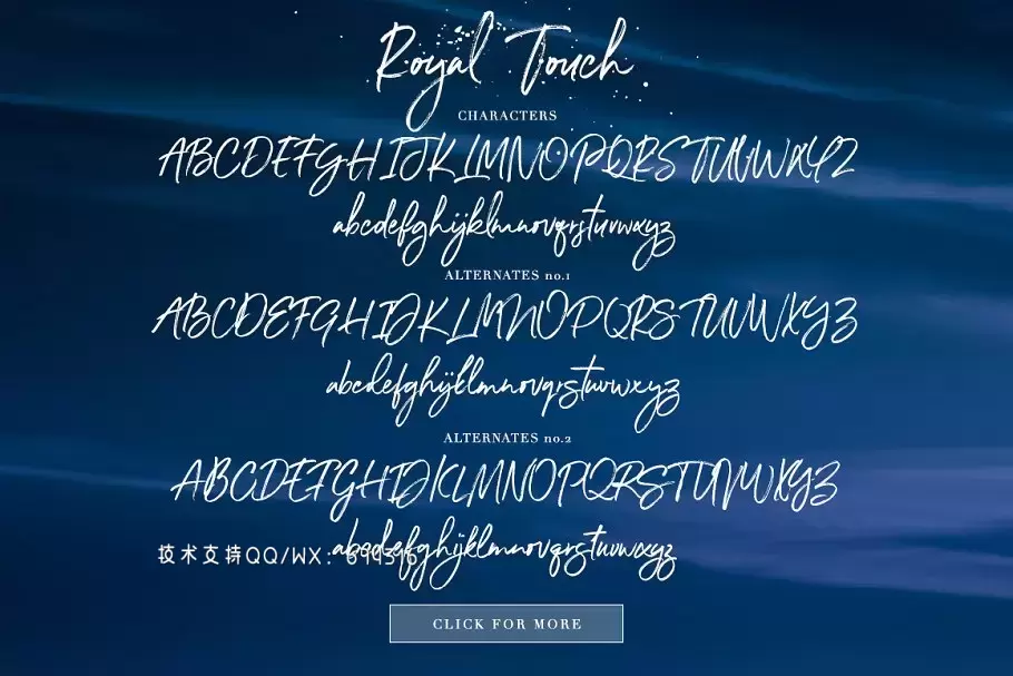 奢华手写字体下载 Royal Touch – Brush Font插图10