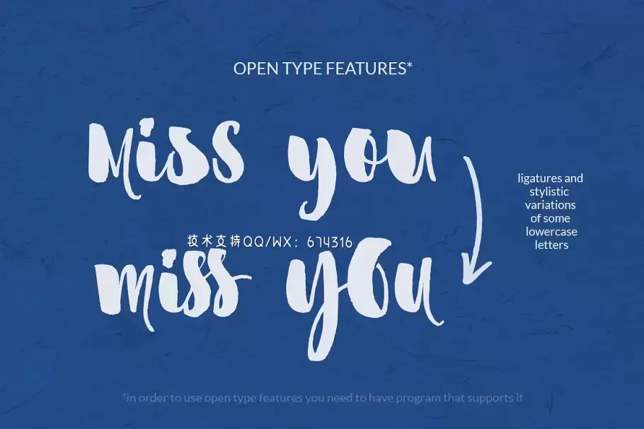 可爱的趣味字体 Marmaris brush font + extras插图6