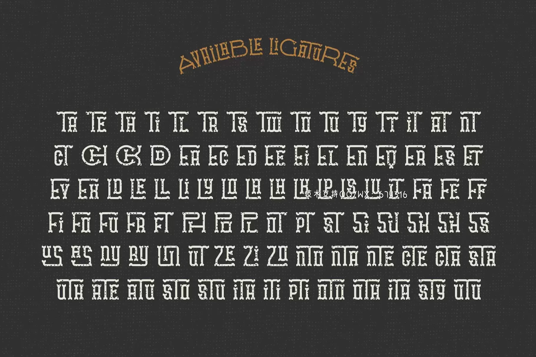 复古个性设计字体 Traveler Font. Huge update!插图5