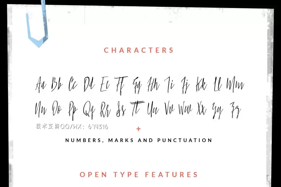 手写脚本字体下载 Spiff – Hand Script Font插图2
