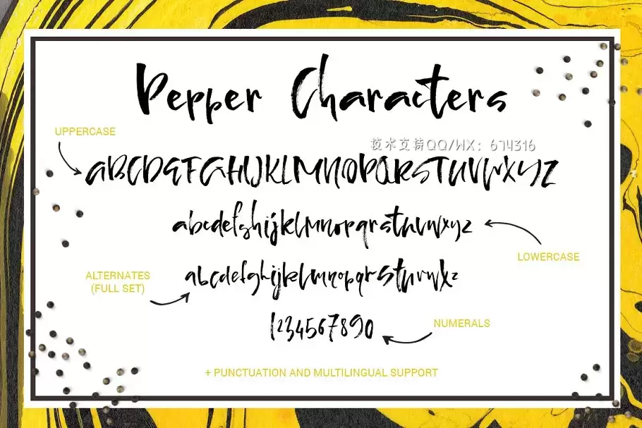 创意书法字体 Pepper & Lime – Font Duo插图3