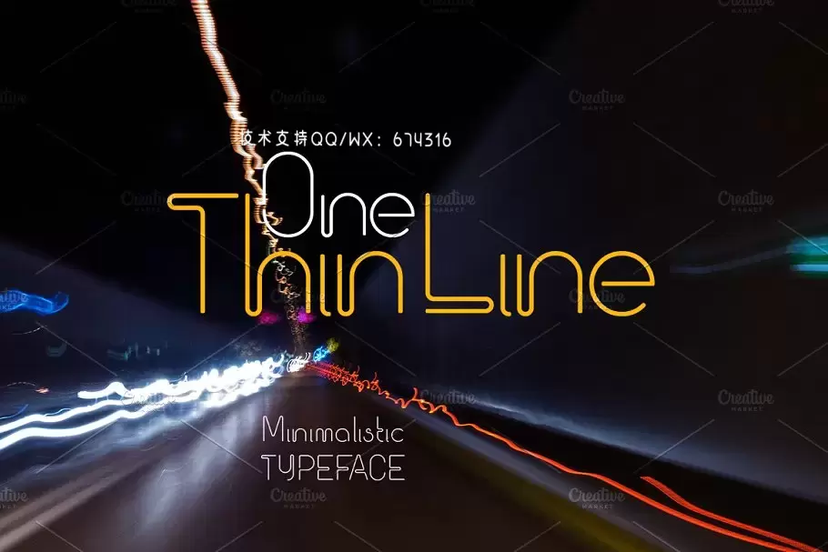 细线字体大全字体下载 Thin Line typeface免费下载