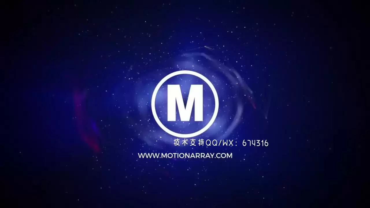 点线粒子汇聚数字Logo动画AE模板视频下载(含音频)