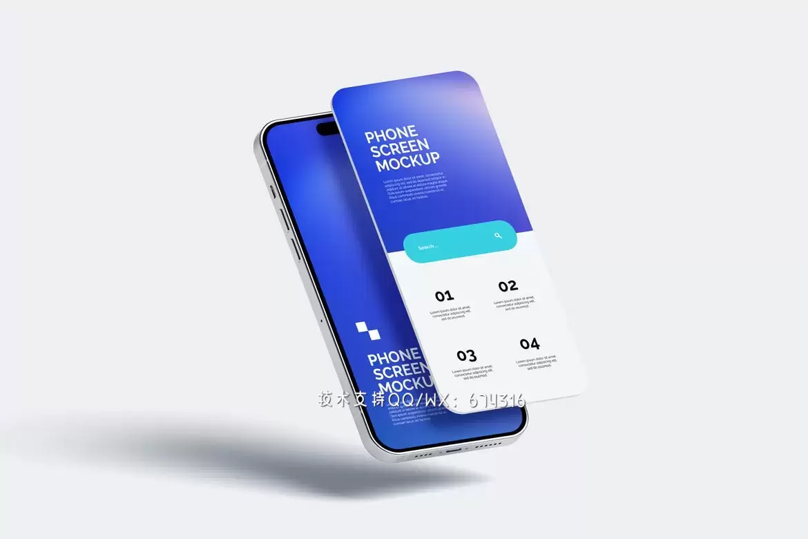 🔴时尚高端带有应用程序APP的手机UI样机展示模型mockups插图5