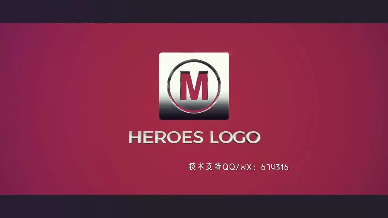 充满能量和动作包装LOGO标志AE模板视频下载(含音频)