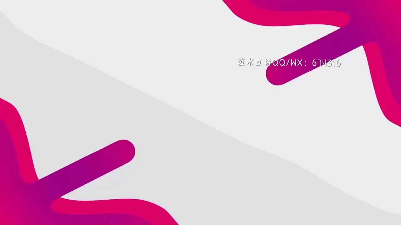 动态抽象液体LOGO标志显示AE模板视频下载(含音频)