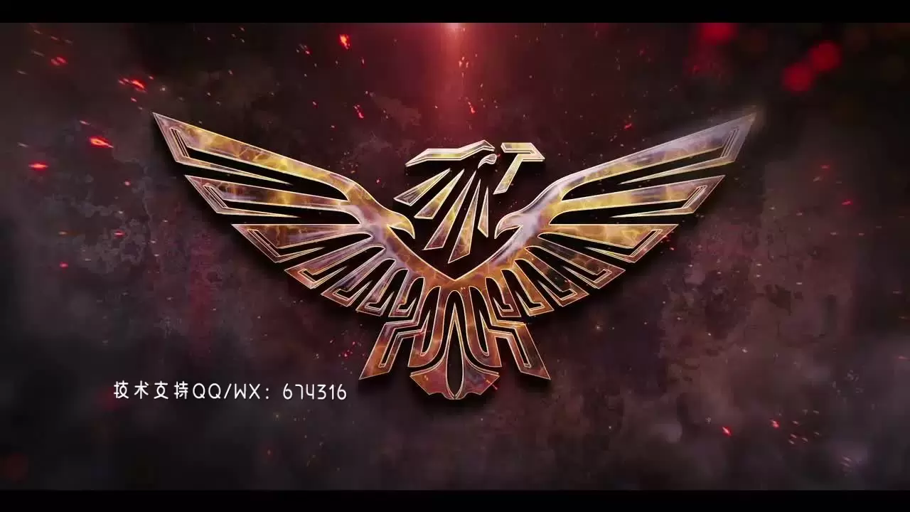 史诗级动态片头logo展示AE模板视频下载(含音频)插图