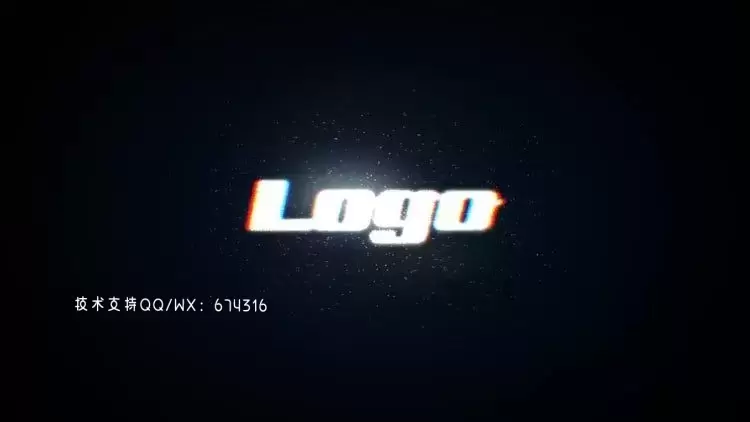 时尚的组合LOGO动画AE模板视频下载(含音频)