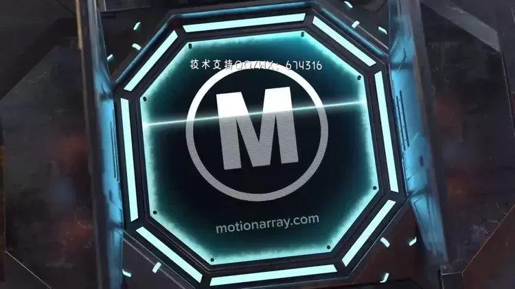 未来派高科技Logo展示AE模板视频下载(含音频)插图