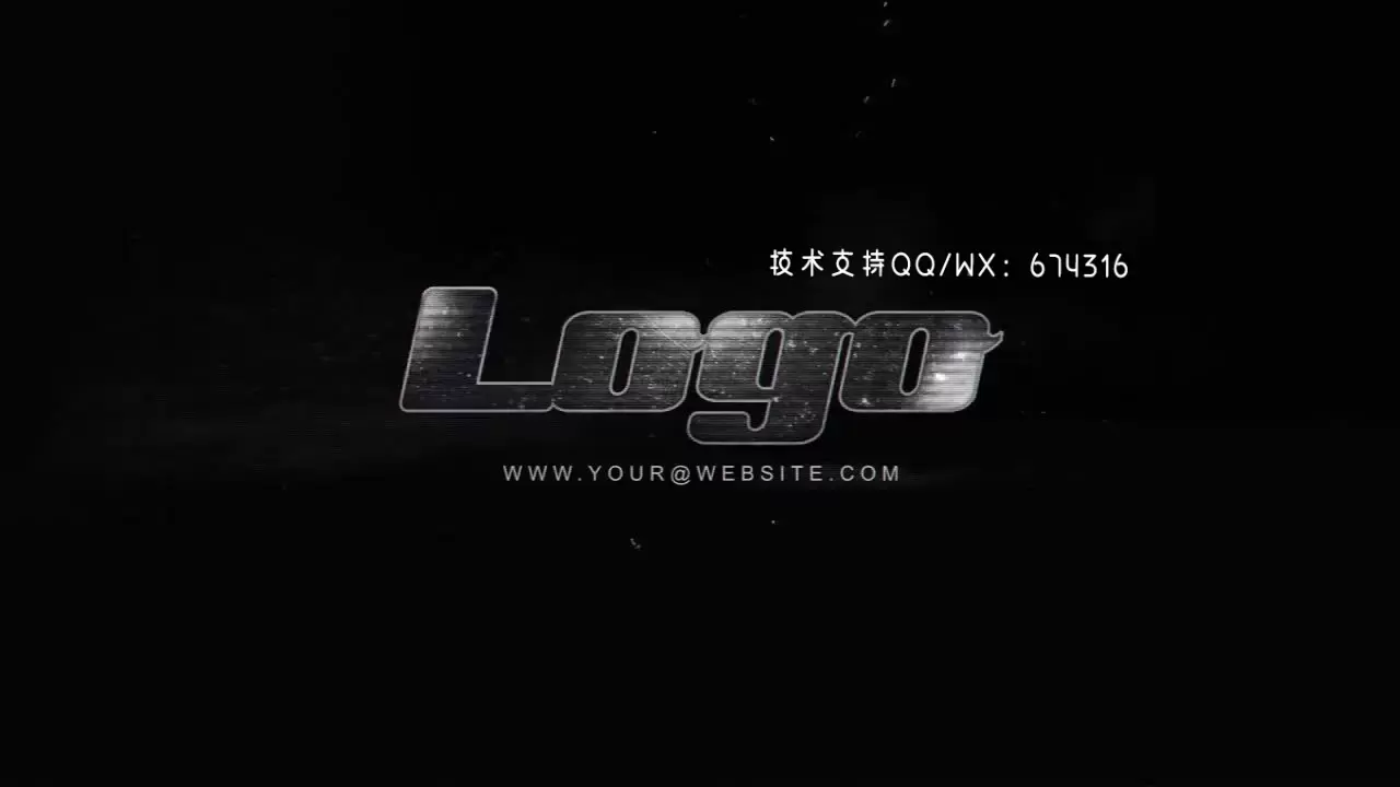 电影速度标志显示AE模板视频下载(含音频)