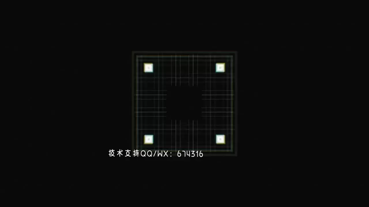 动画标识开场的视频介绍片头素材AE模板视频下载(含音频)