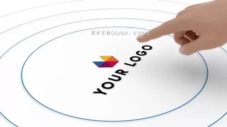 动态logo展示AE模板视频下载(含音频)