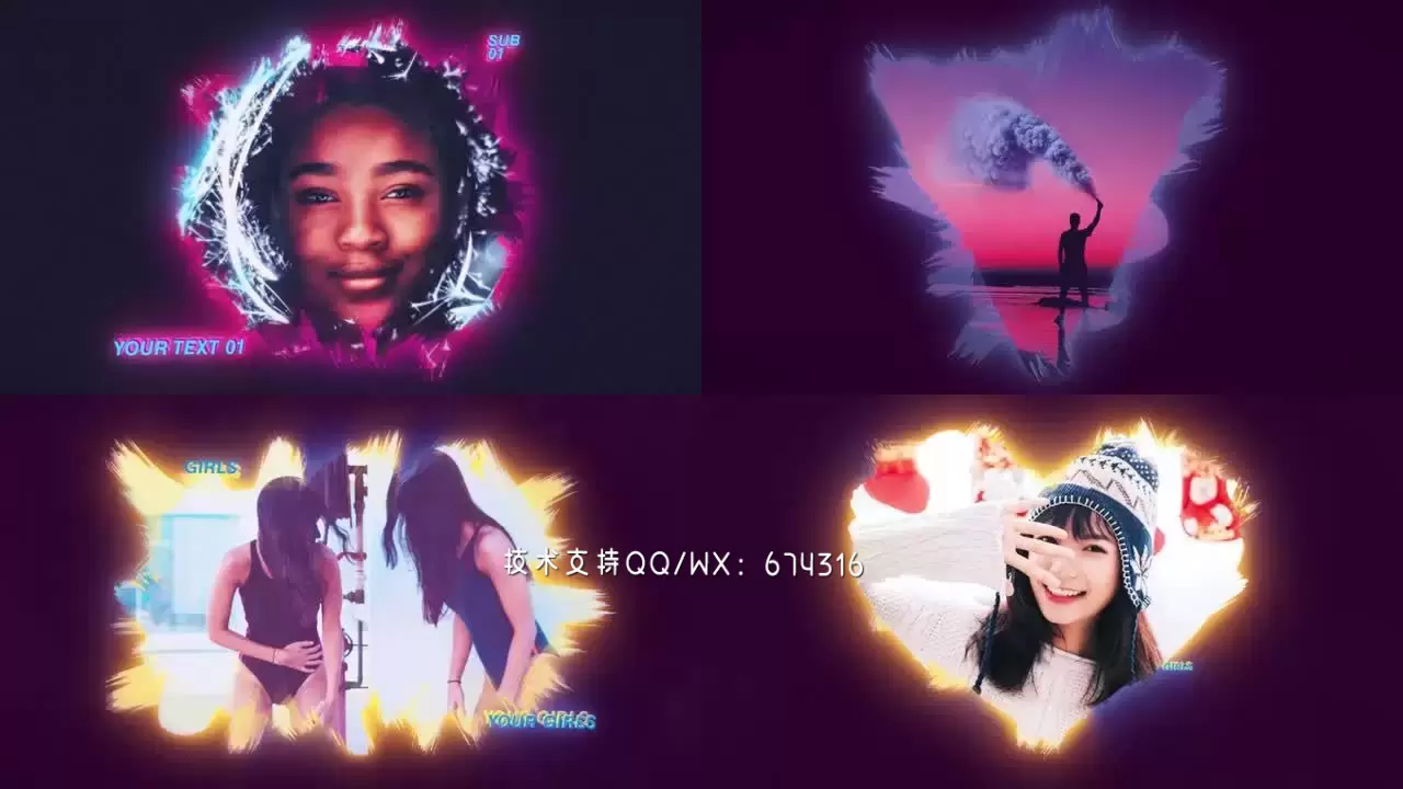 漂亮的LOGO标志显示AE模板视频下载(含音频)