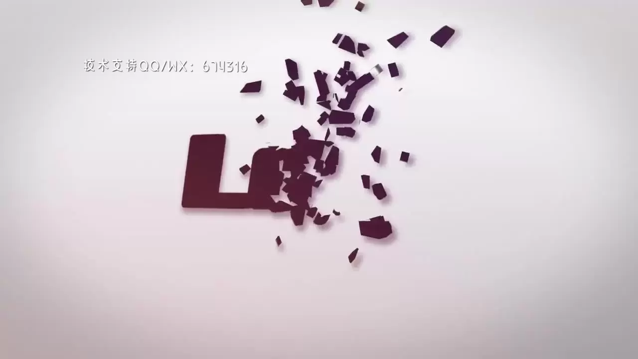 时尚优雅logo开场视频AE模板视频下载(含音频)