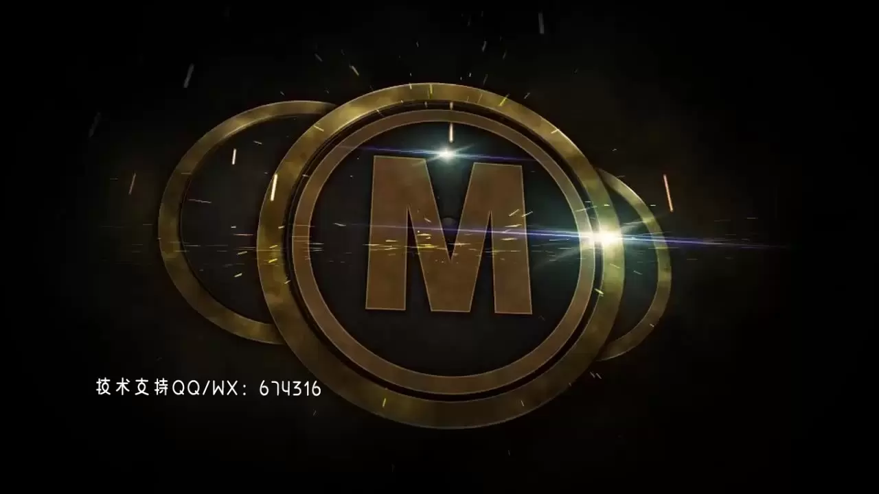 设计精美LOGO标志展示AE模板视频下载(含音频)