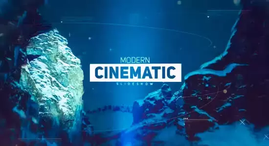 AE模板-大气科技感视差电影开场图文标题片头 Cinematic Opener