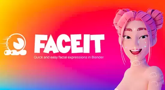 Faceit V2.3.0 手机人像面部动作捕捉Blender插件插图