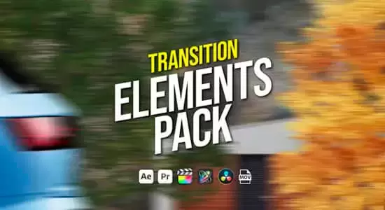 视频素材-100个创意车辆树木路牌建筑墙体移动遮挡无缝转场动画 (有透明通道+音效)插图