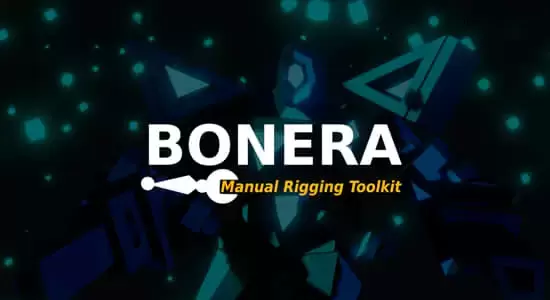 人物角色模型骨骼绑定加快手动装配Blender插件 Bonera v1.3.1插图