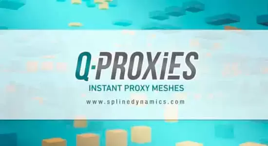 场景模型代理优化3DS MAX插件 Q-Proxies v1.20