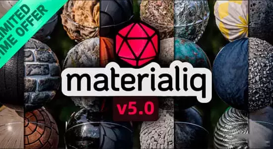 370种实用Blender材质预设库 Material Library Materialiq V5.0.2