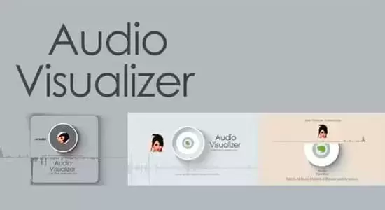 AE/PR模板-音乐播放界面音频可视化效果动画 Audio Visualizer V2插图