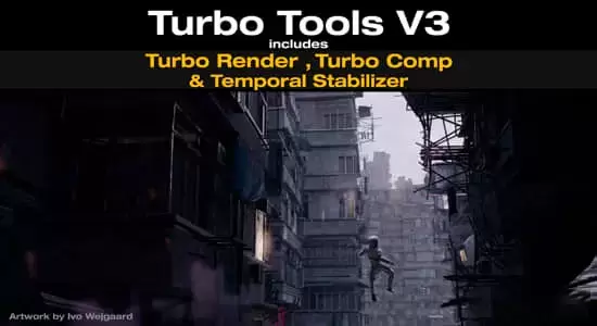 加快渲染速度Blender插件 Turbo Tools V3.6.0