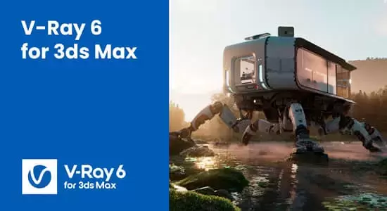 缩略图3DS MAX Vray渲染器插件 V-Ray V6.10.08 Win版支持2019-2024