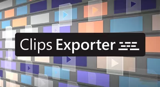 PR脚本-将时间线多个素材批量导出单个视频 Clips Exporter v1.2插图