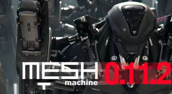 网格建模附加程序Blender插件 MESHmachine V0.12.0