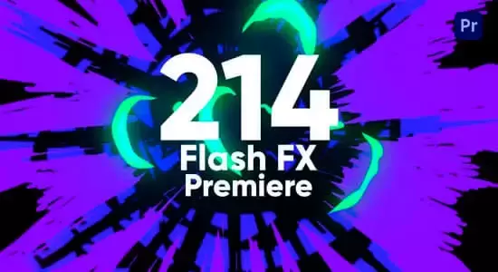 PR模板-214个手绘魔法能量电流爆炸闪电火花MG动画 Flash Fx Premiere插图