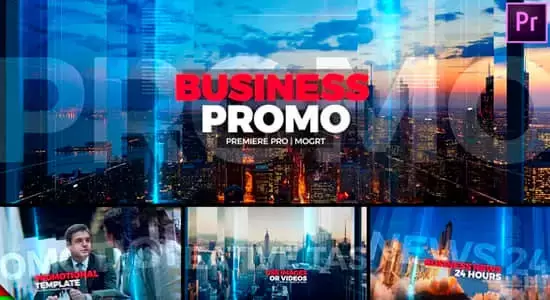 PR模板-科技感公司企业促销图文介绍展示动画 Business Promo