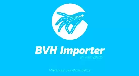 AE脚本-骨骼动作捕捉导入生成动画 BVH Importer 1.6.0 + 视频教程插图