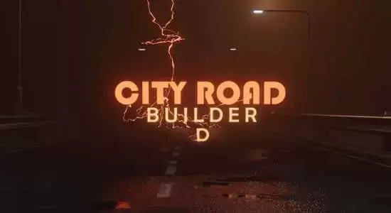 Blender插件-三维城市道路系统生成器 City Road Builder V2.1