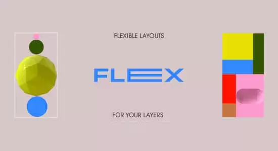 图形动态布局对齐AE脚本 Flex v1.1.3 + 使用教程插图