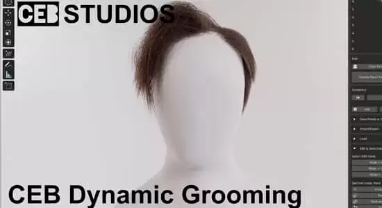 Blender插件-动态修饰粒子毛发 Dynamic Grooming 0.67插图