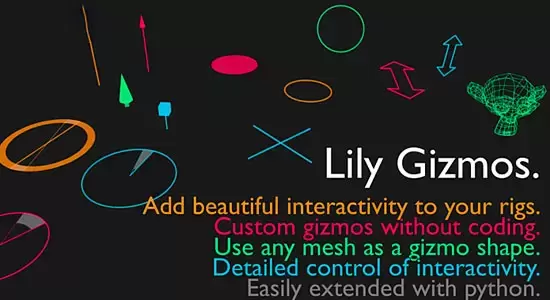 自定义轴心Blender插件 Lily Gizmos V1.1.2插图