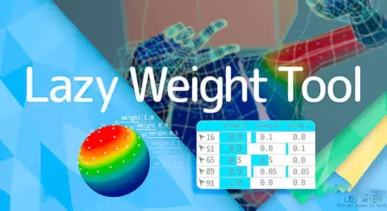懒人便捷权重设置工具箱Blender插件 Lazy Weight Tool V1.9.72插图