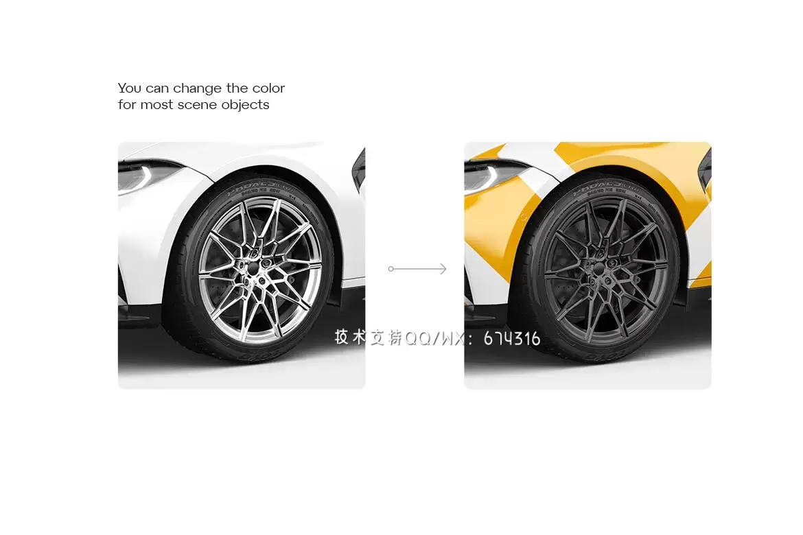 🔴敞篷宾利汽车车体广告车膜VI设计样机展示模型mockups免费下载插图1