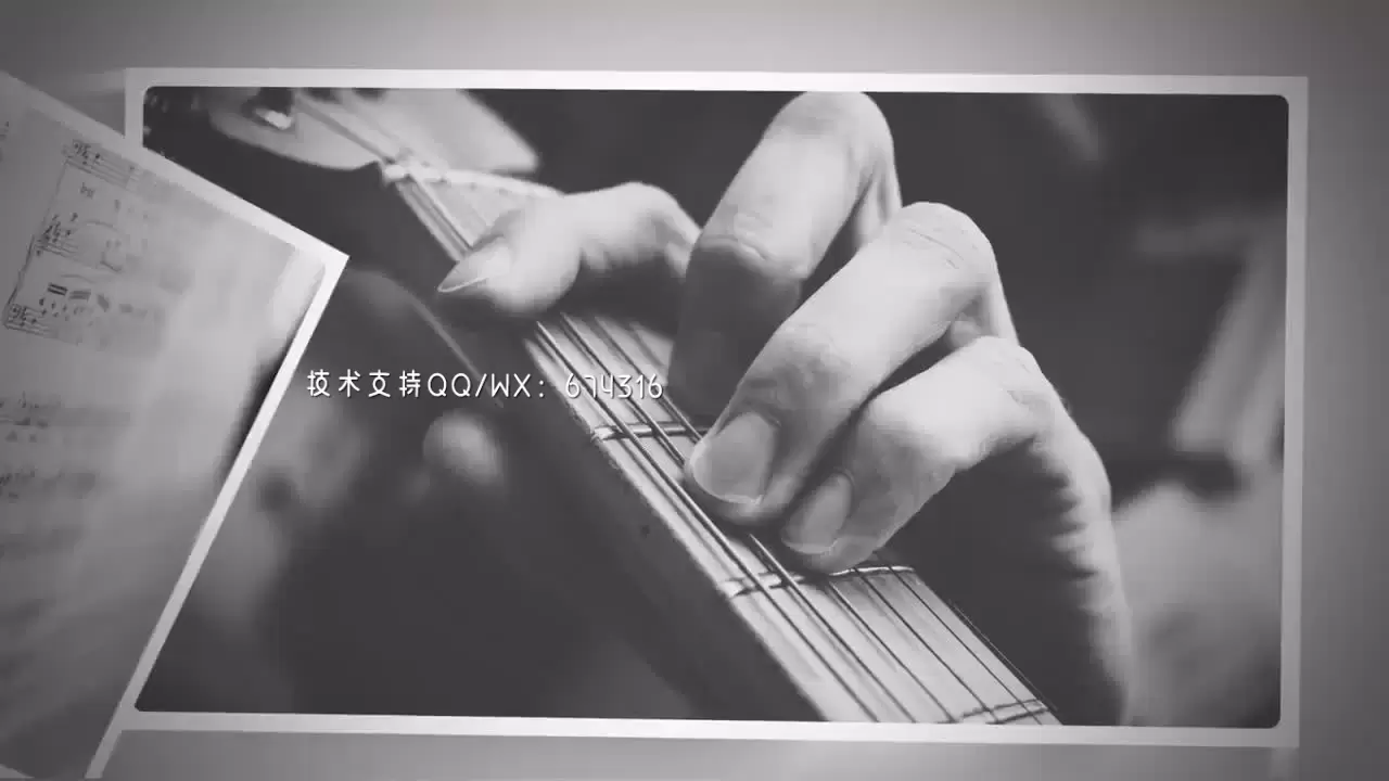 优雅的照片开场logo动画AE模板视频下载