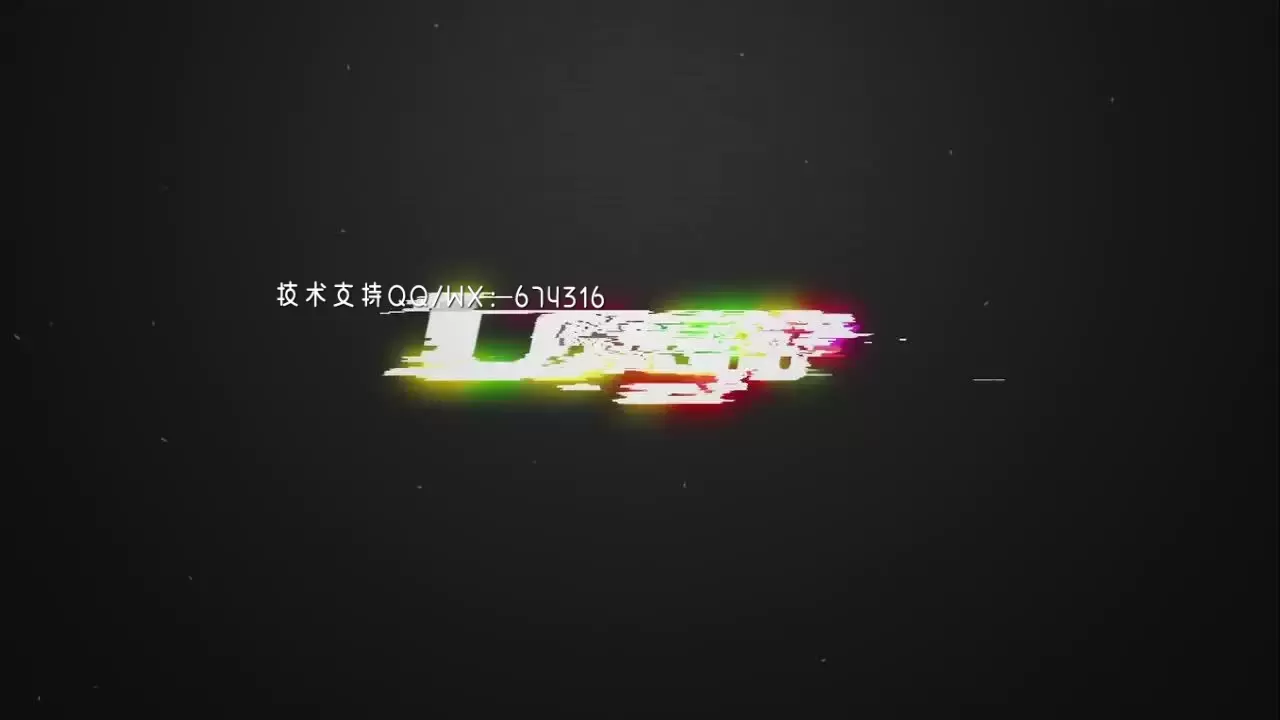 科技感十足的快速logo展示视频AE模板视频下载